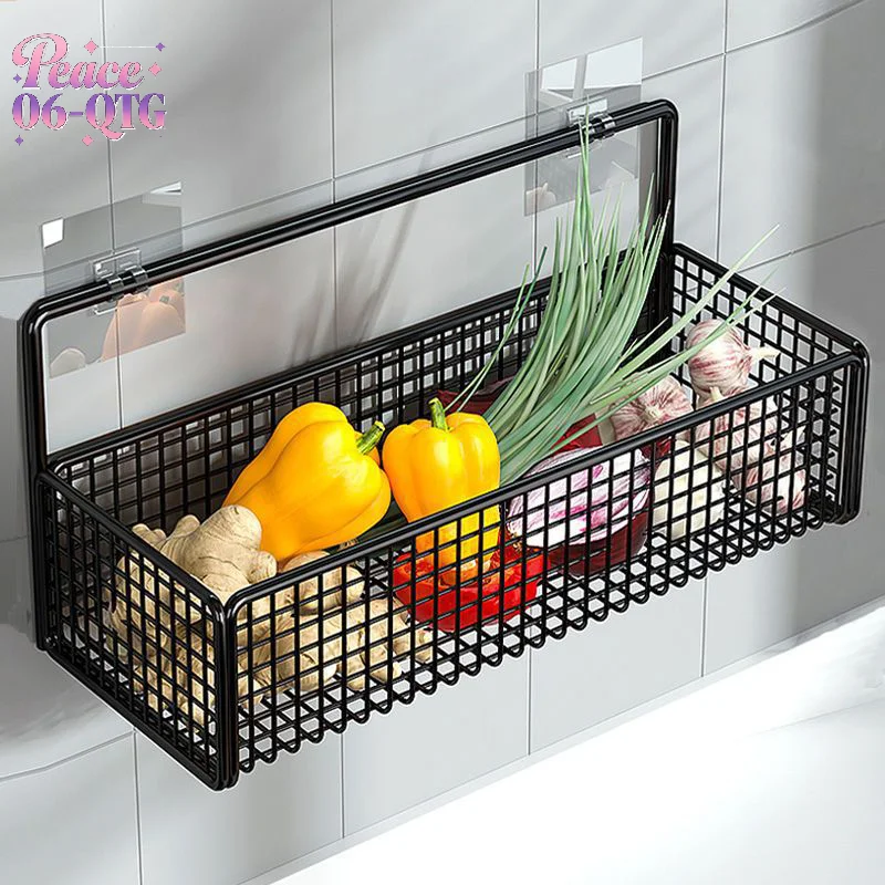 Nouveau organisateur de salle de bain multifonctionnel organisateur de produits de toilette sans poinçon étagère de salle de bain salle de bain cuisine support de rangement mural