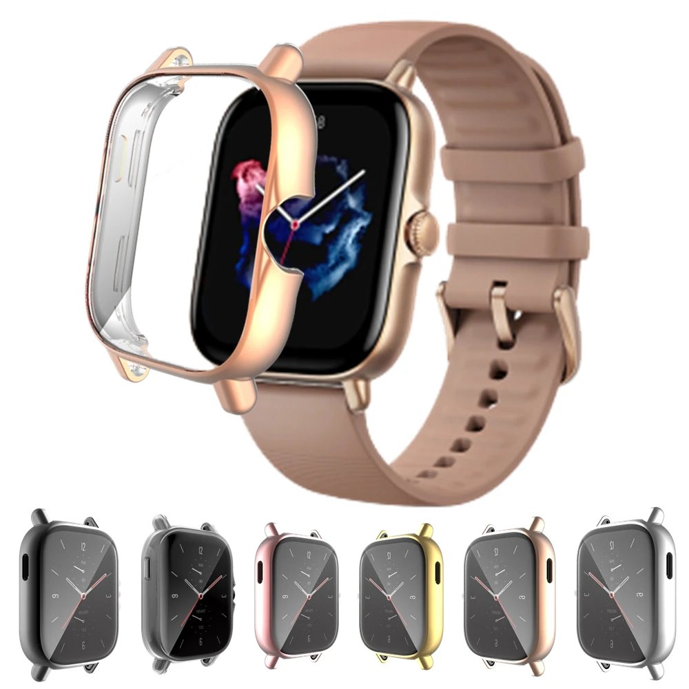 Custodia protettiva per Huami Amazfit GTS 3 2 2e Smart Watch Custodia protettiva Shell per Amazfit GTS3/4 Custodia protettiva per schermo intero