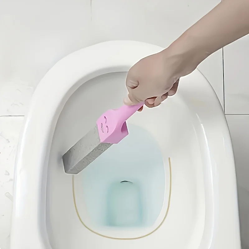 1 Stück, langstielige Toilettenbürste mit Kalkstein, Reinigungsbürste, keine Sackbürste, Entkalkung der Toilettenkraft Image