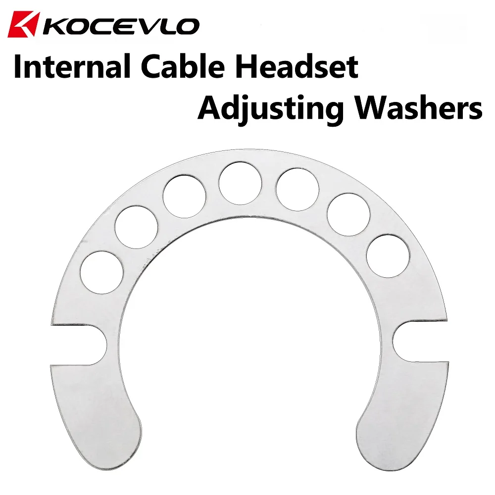 KOCEVLO Internes Kabel-Headset, Einstellscheiben, Fahrrad-Vorderradgabel, Headset-Abstandshalter, Fahrradzubehör Image