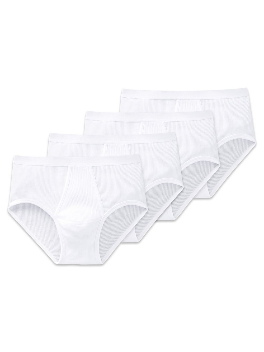 Schiesser Slip 4er Pack Herren weiß, XL Image