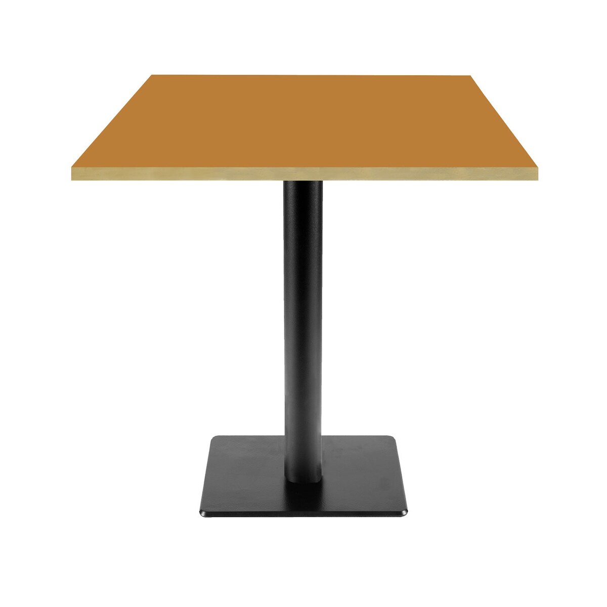 RestooTab - Tisch Milan T 70x70 Dekor Ocker maggese Kanten messingfarben Image