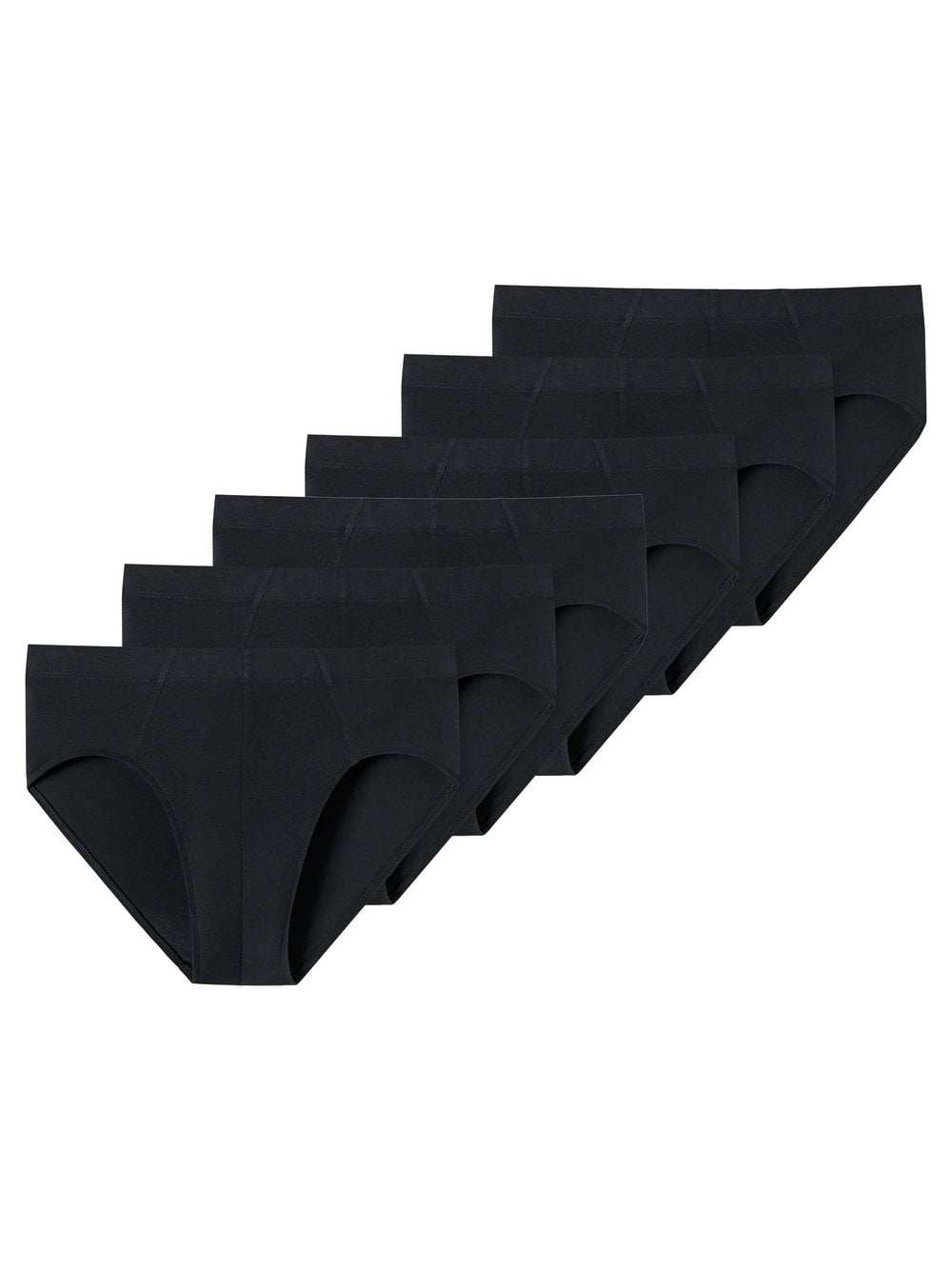 Schiesser Slip 6er Pack Herren schwarz, XL Image
