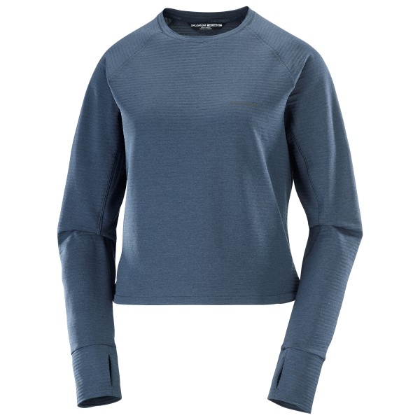 Salomon - Women's Sntial Lightwarm Crew Neck - Fleecepullover Gr M blau