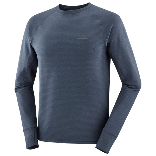 Salomon - Essential Lightwarm CN - Fleecepullover Gr M blau