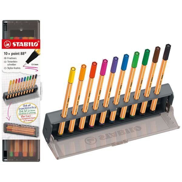 Stabilo Fineliner »point 88®« 10er Klicketui Image