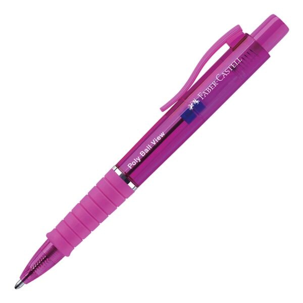 Faber-Castell Kugelschreiber »Poly Ball View XB« fuchsia Image