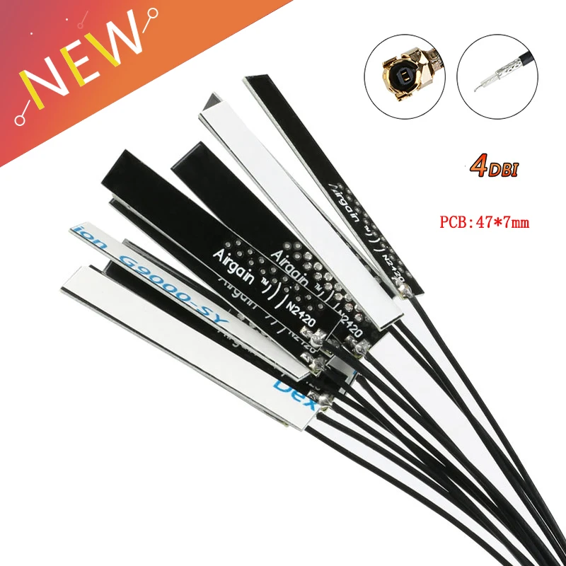 10 Teile/los 2,4 Ghz 4dBi WIFI Interne Antenne PCB Integrierte Antenne IPX high-gain Antenne UFL Stecker ﻿ Image