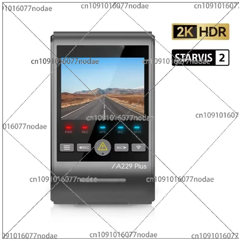 VIOFO A229 PLUS Auto Dvr 2K HDR Video Recorder 5GHZ WI-FI GPS Sprachsteuerung Dash mit STARVIS 2 SENSOR Nachtsicht Image