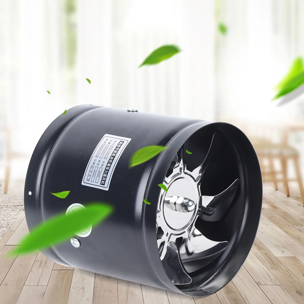 Abluftventilator 353CFM Vollkupfermotor, Lüftungsventilator, kompakter, einfach zu installierender Stahlkanalventilator für Küche/Werkstatt Image