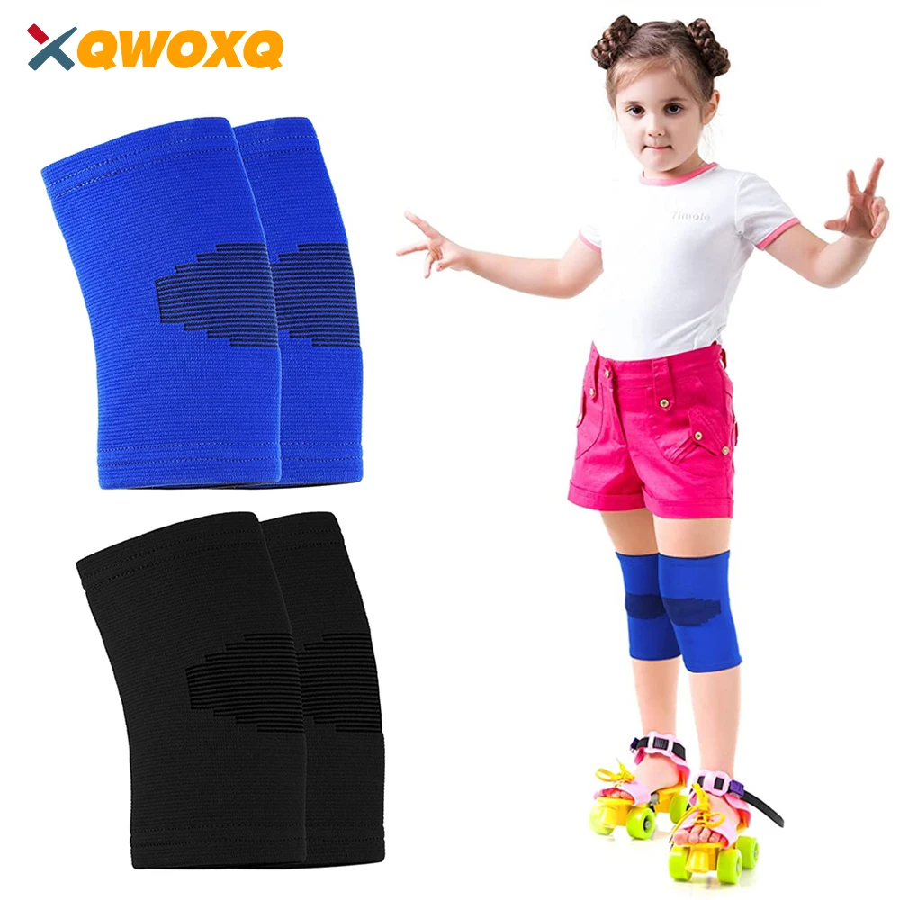 Knie-Kompressionsmanschette für Kinder, Kniestütze für Kinder, Kniestütze für Kinder, Kinder-Knieschützer für Basketball, Volleyball, Sport, Gymnastik Image