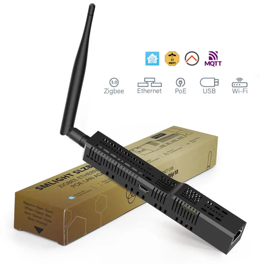 SMLIGHT SLZB-06P10 Zigbee 3.0 zu Ethernet, USB und WiFi Gateway-Koordinator Image