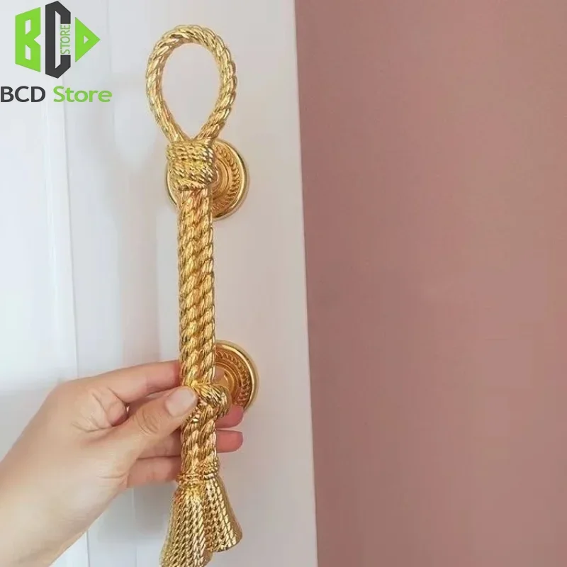 BCD 1PC Antik-Grün-Bronze-Türgriff für Holz- und Glasschiebetüren mit chinesischem Stil und Hotel-KTV-Design