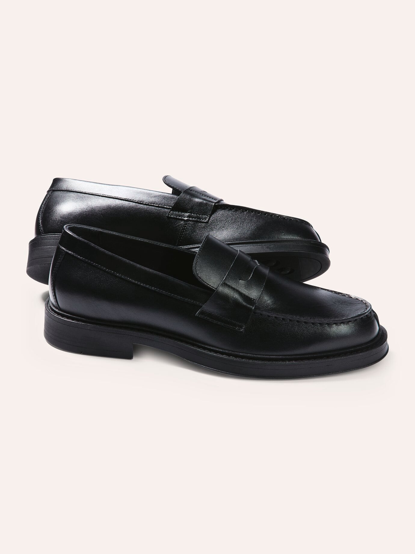 Walbusch Herren Classic Loafer Schwarz noch offen: Muster