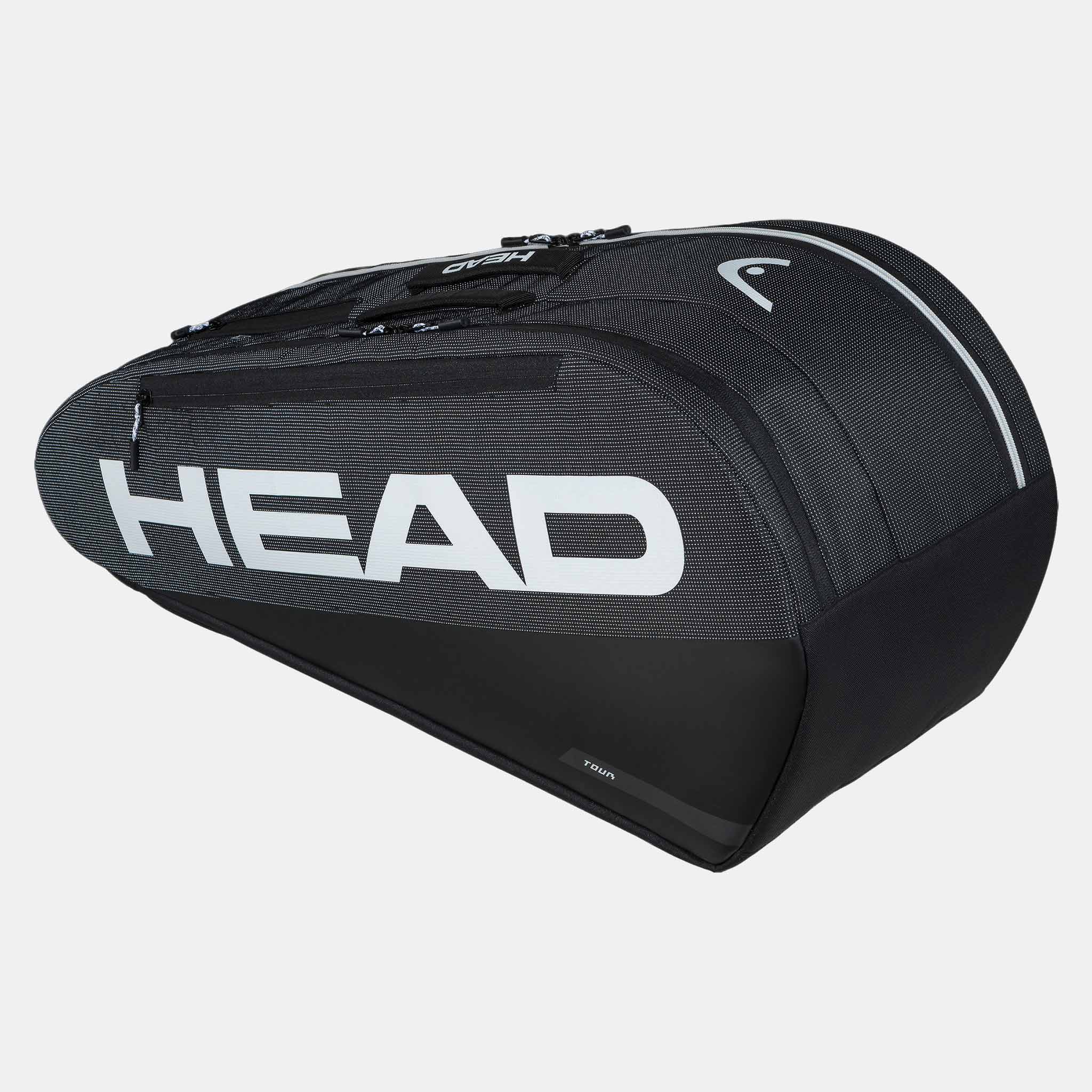 HEAD Tour Racquet Bag M 6 Pack Tennis Bags Black