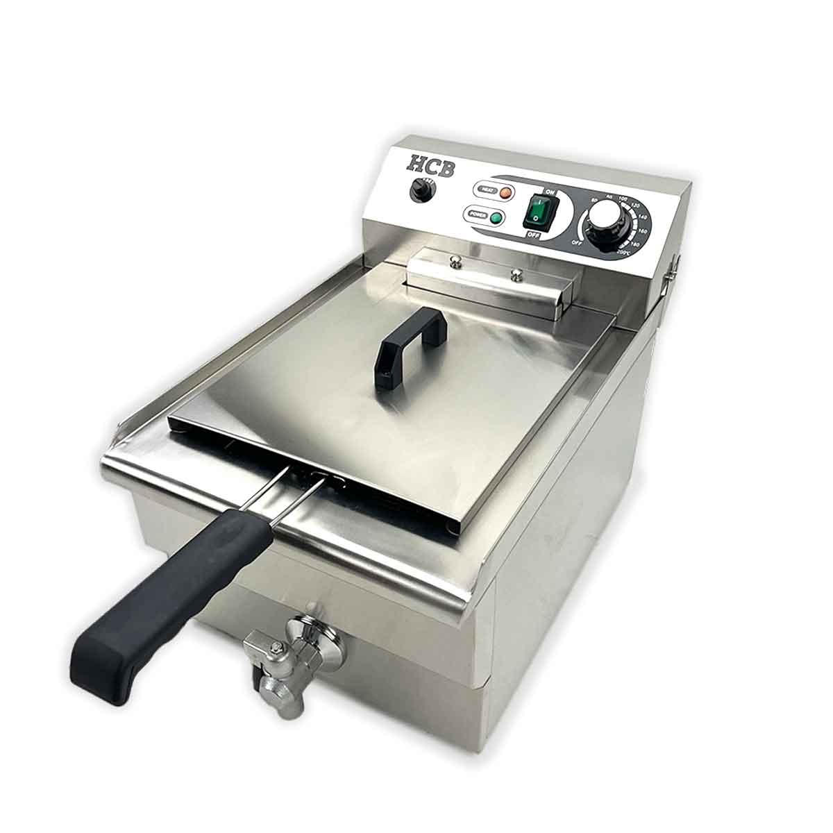 HCB Fritteuse - 14 Liter - 400V - Edelstahl