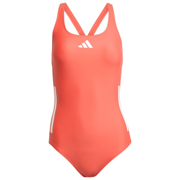 adidas - Women's 3 Stripes Bold Swimsuit - Badeanzug Gr 44 rot