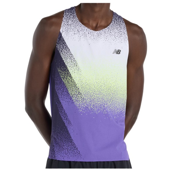 New Balance - Race Day Ultra Light Printed Singlet - Tank Top Gr XXL bunt