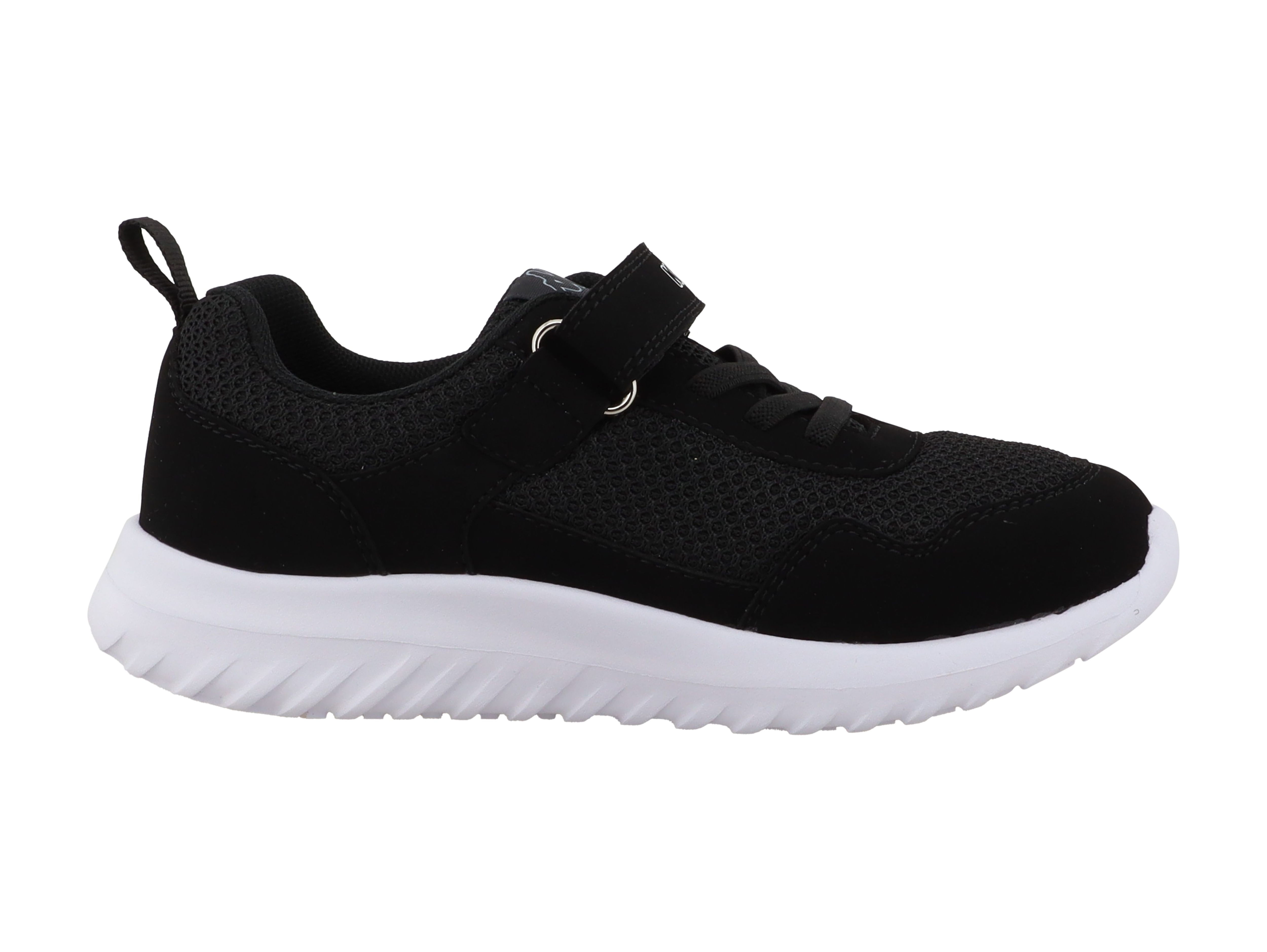 Sneaker KAPPA "PINELLA", Damen, Gr. 25, schwarz, weiß, Synthetik, Schuhe Sneaker