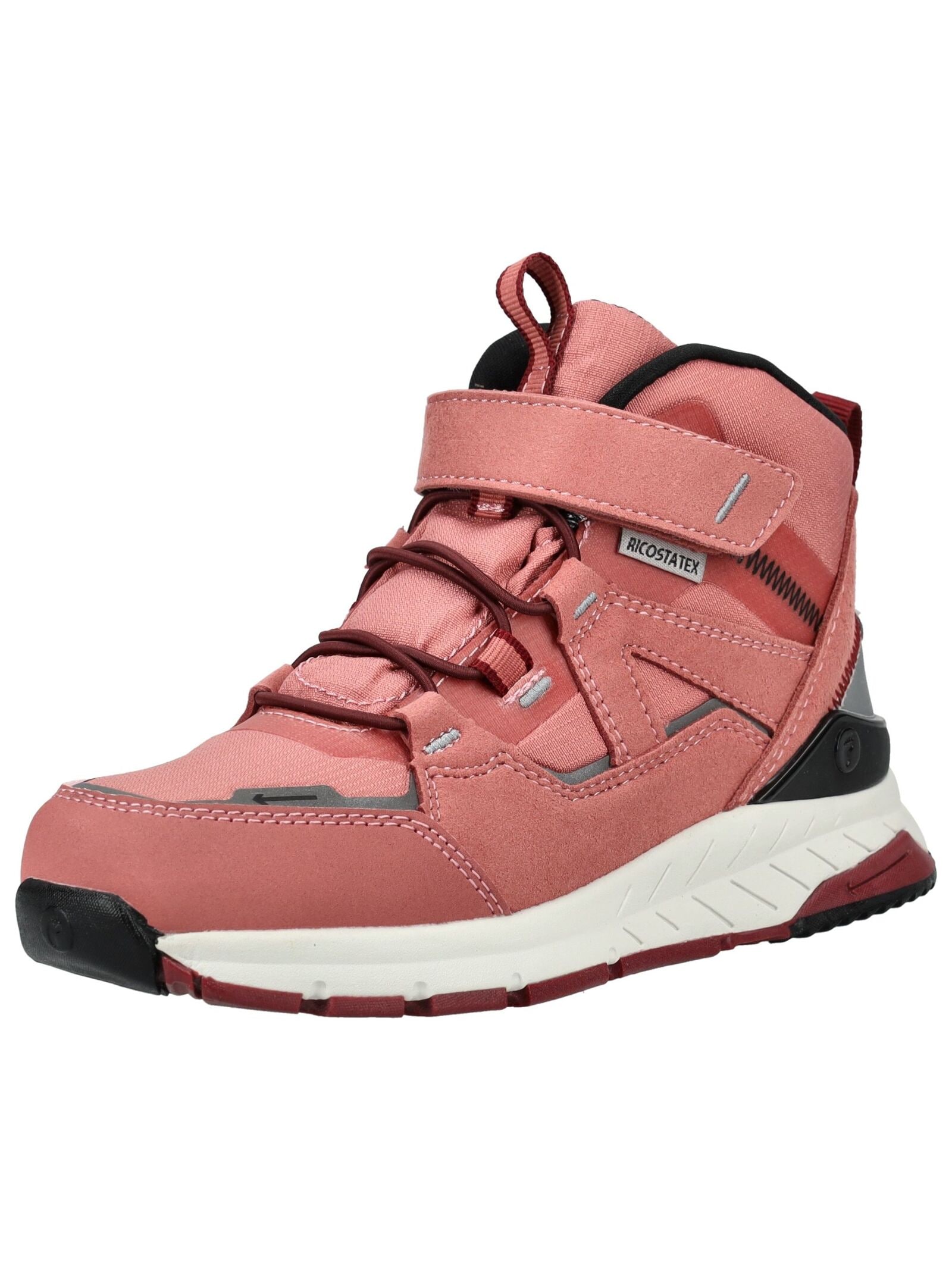 Stiefelette RICOSTA "Ricosta Stiefelette Textil", Mädchen, Gr. 30, rosa, Textil, Schuhe Stiefelette