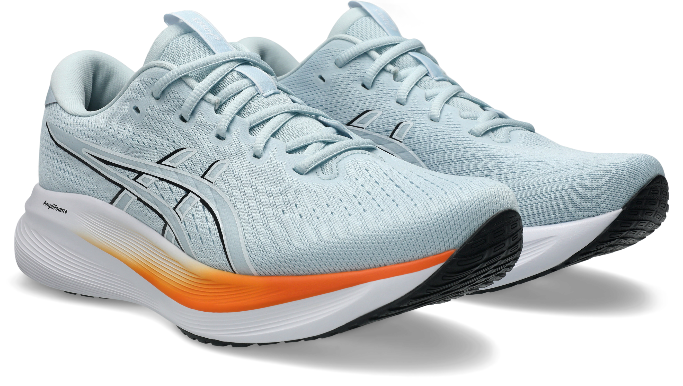 Laufschuh ASICS "GEL-EXCITE 11", Damen, Gr. 45, cool grau, weiß, Synthetik, Schuhe Laufschuh