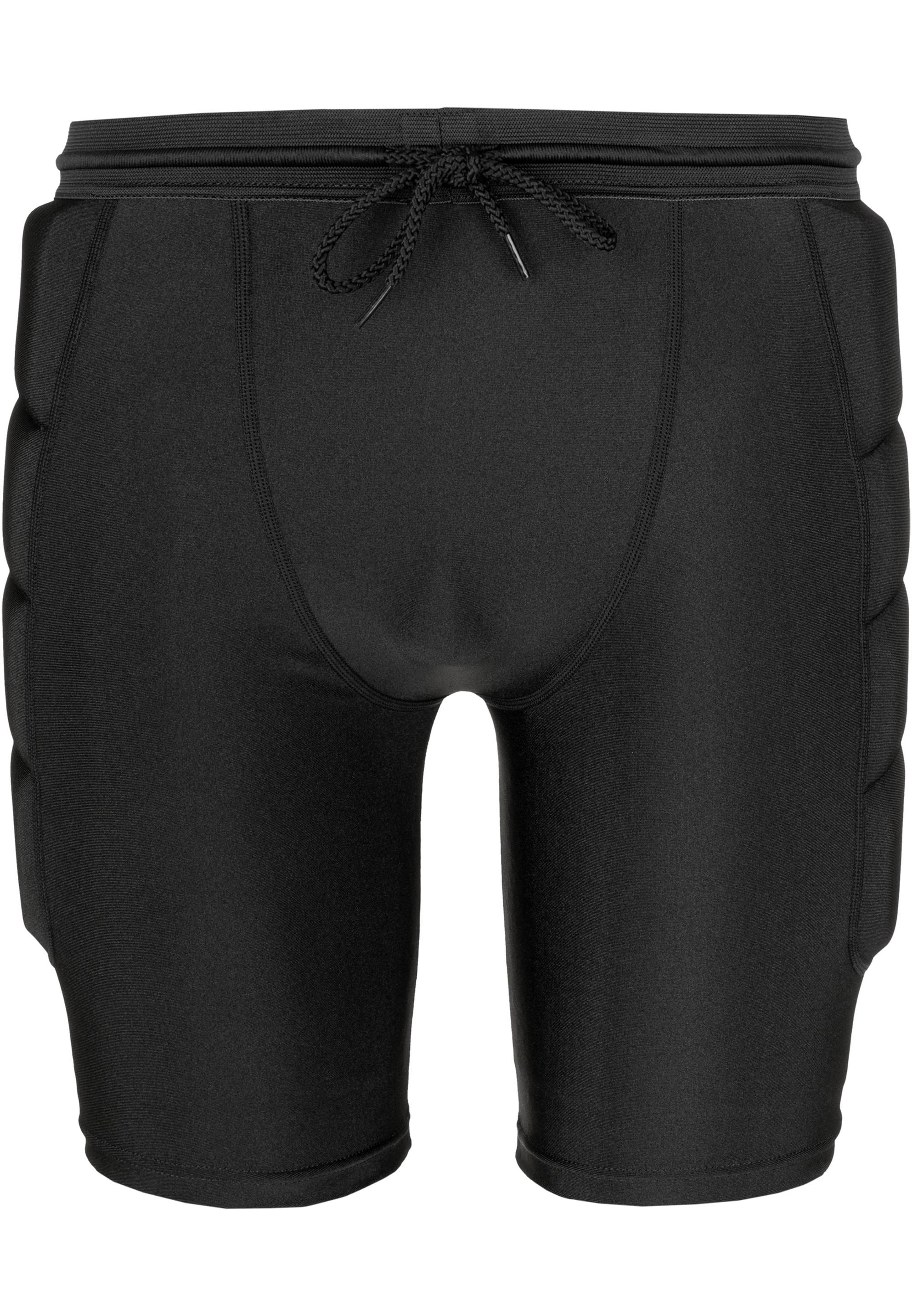 Torwarthose REUSCH "Compression Short Soft Padded", Herren, Gr. XXS, EURO-Größen, schwarz, 48% Polyurethan, 46% Polyester, 5% Polyamid, 1% Elastodien, unifarben, kurz, Hosen, mit gepolsterten Einsätzen