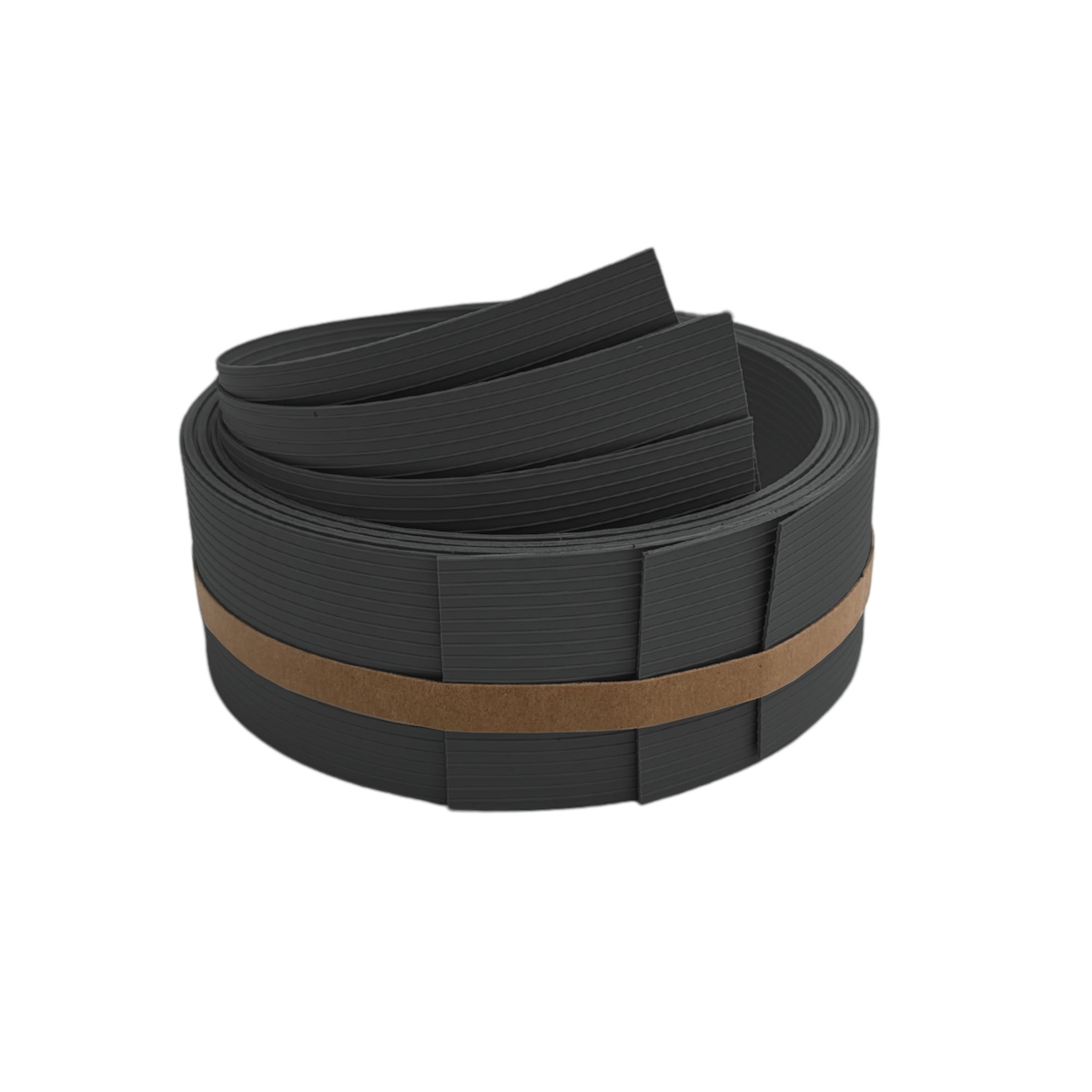 zaun|zu® Sichtschutz RILLE DRITTEL Set für Doppelstabzaun Anthrazit 2,55m Image