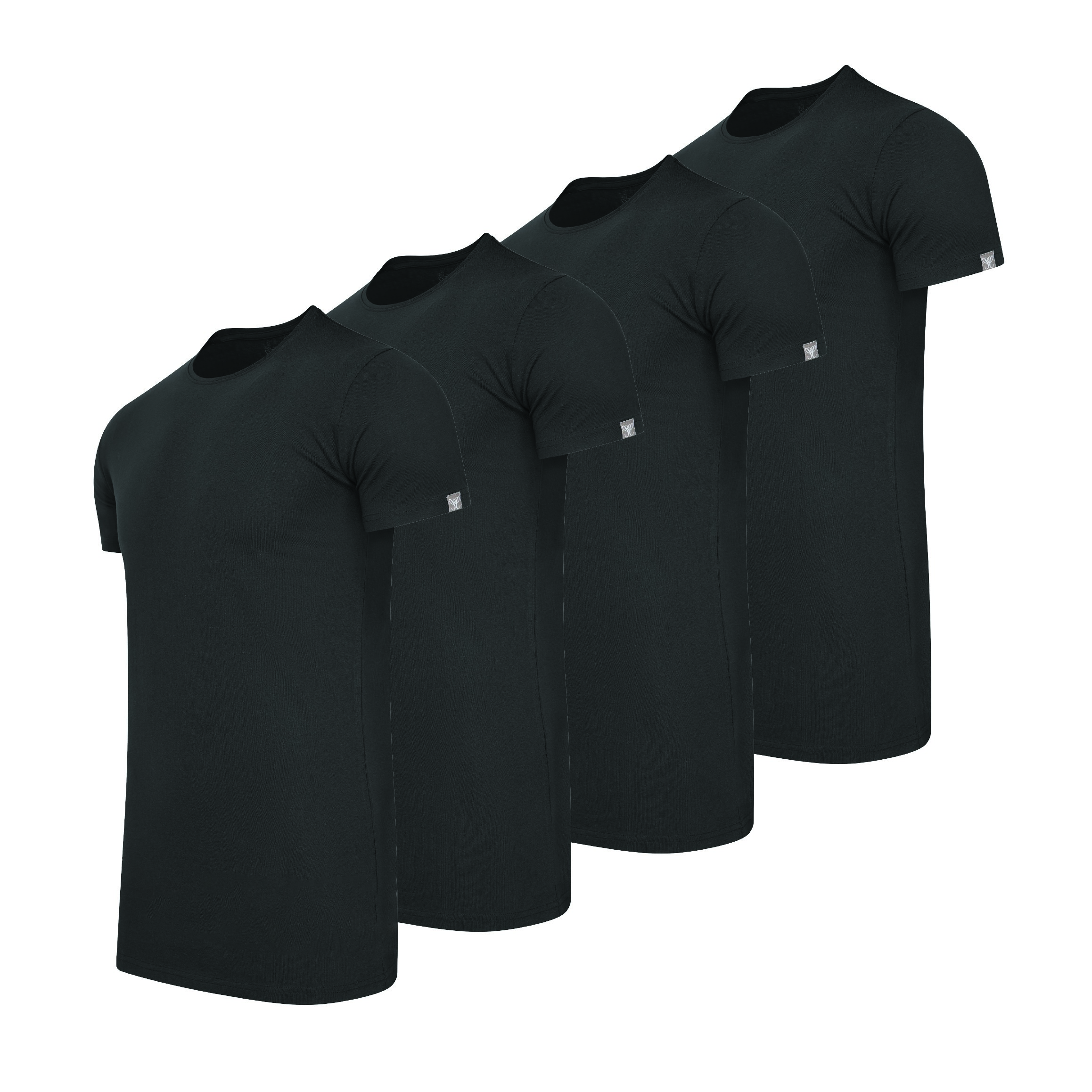Cappuccino Italia 4-Pack T-shirts Schwarz Image