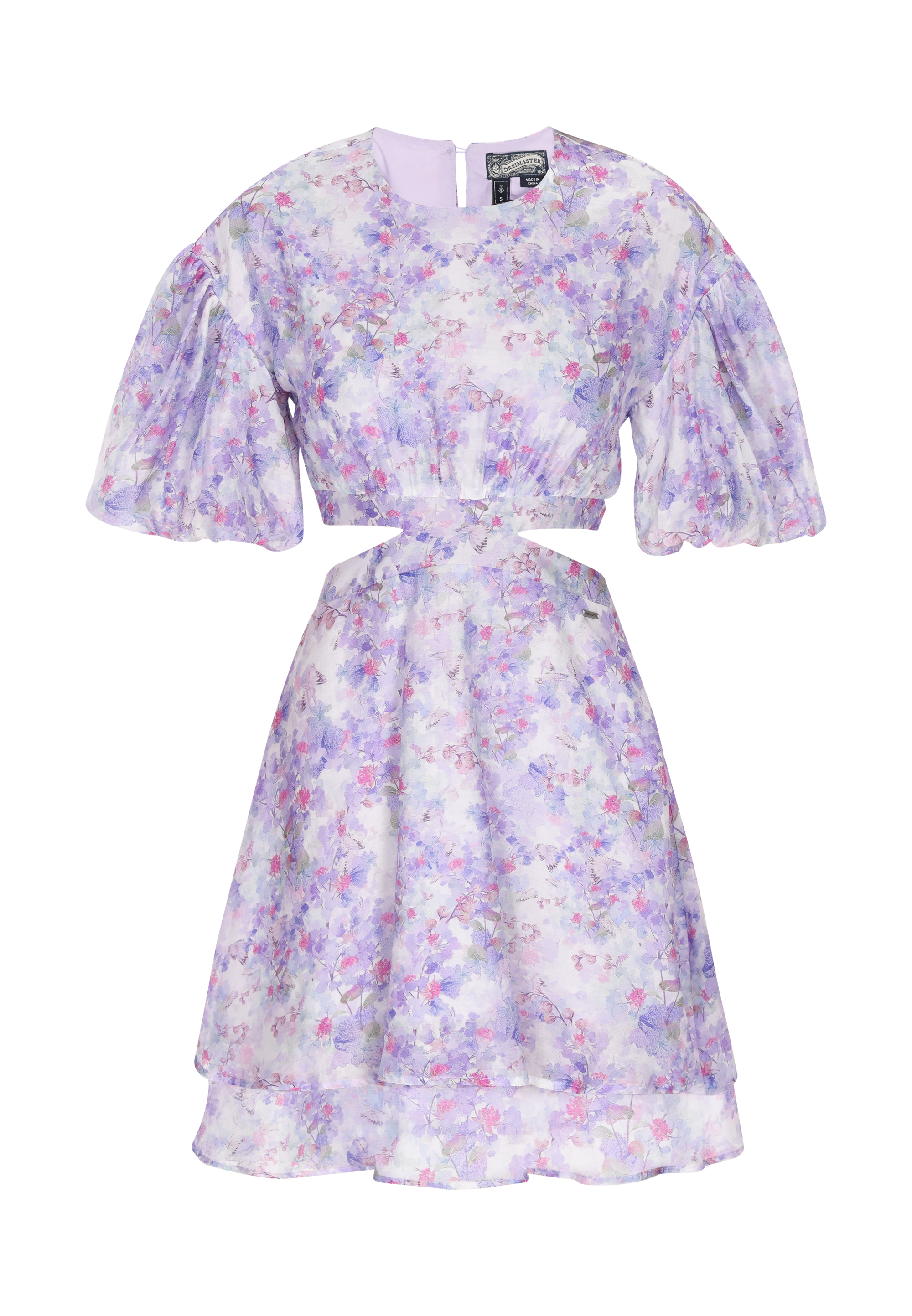 Dreimaster Kleid Frauen grau M