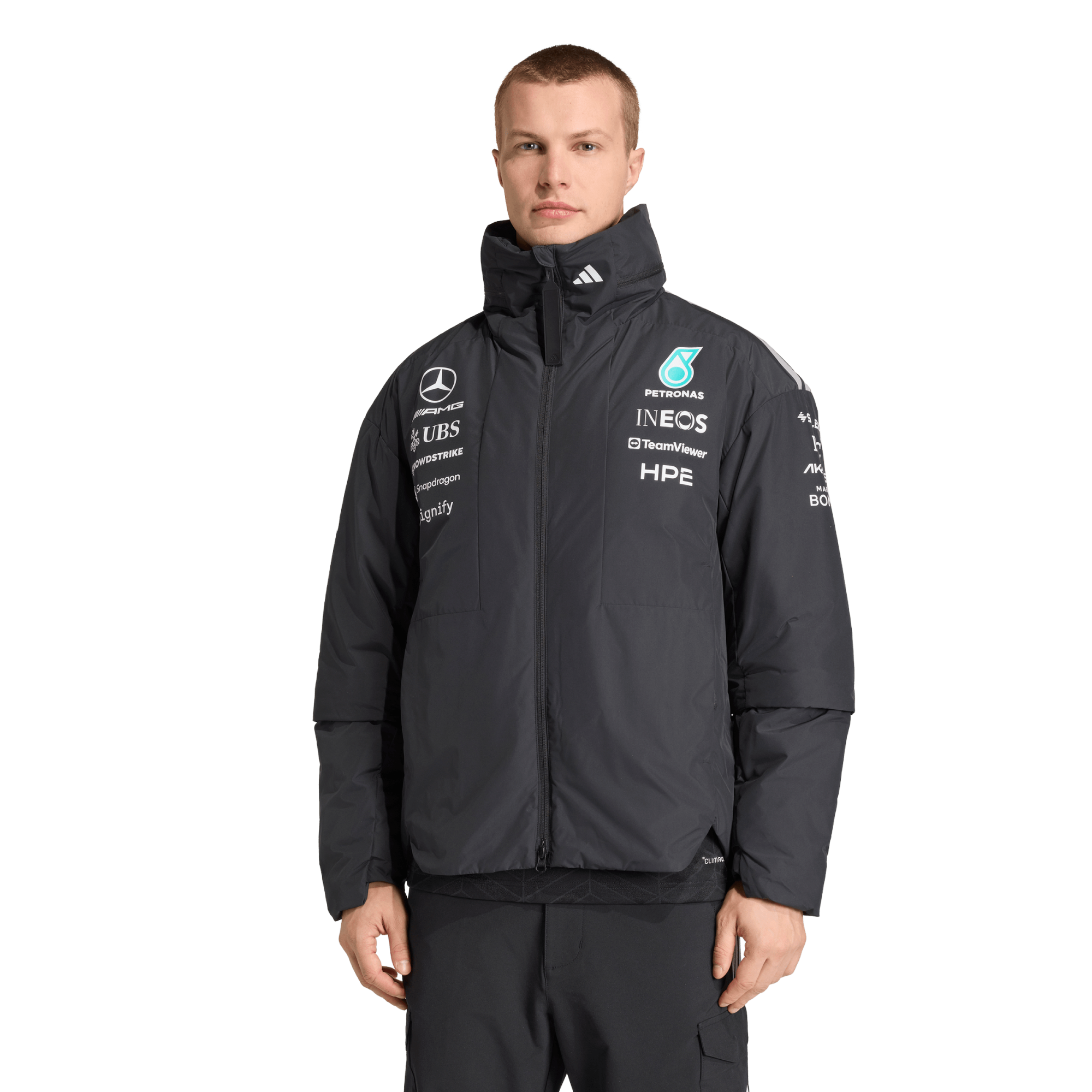 Veste Mercedes AMG Petronas adidas F1 2026 - Noir - Homme Taille: M