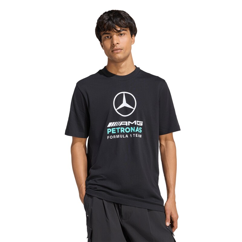 Mercedes AMG Petronas adidas F1 Logo T-Shirt – Schwarz Image