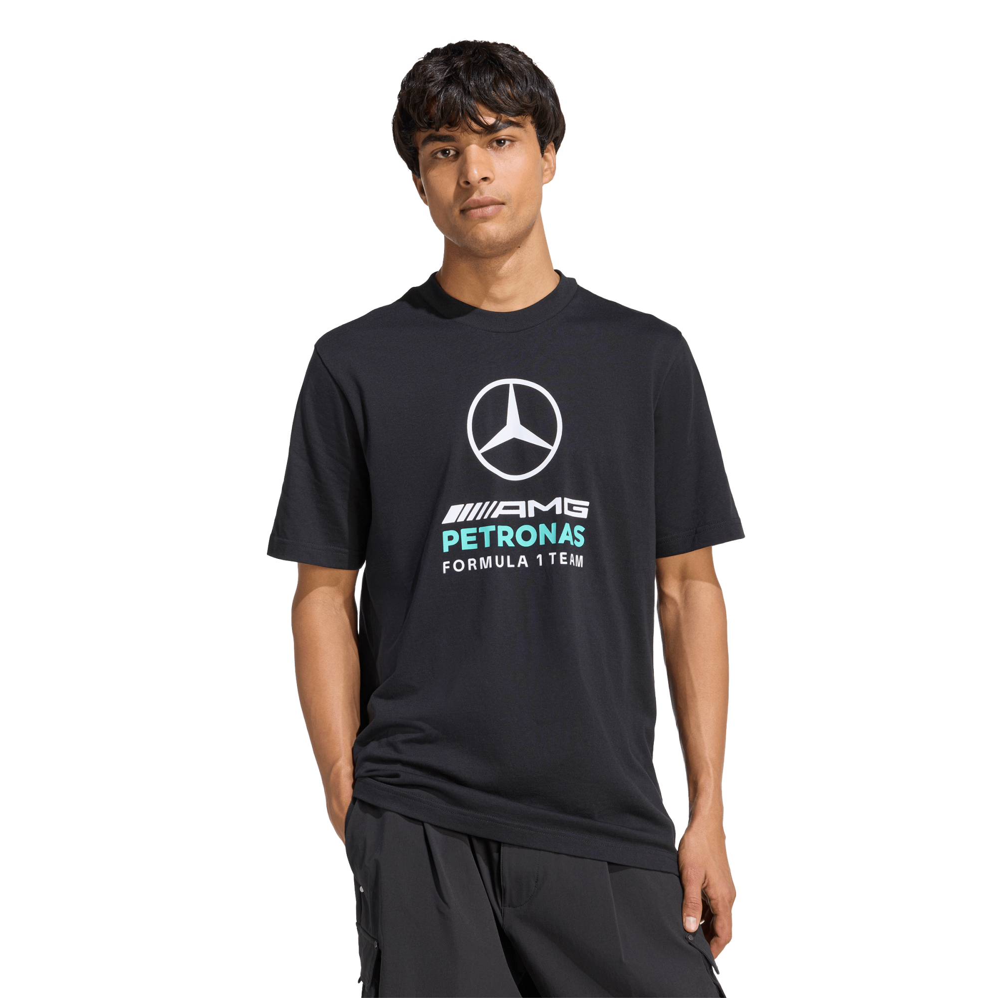 T-shirt logo Mercedes AMG Petronas adidas F1 - Noir - Femme - Homme Taille: S