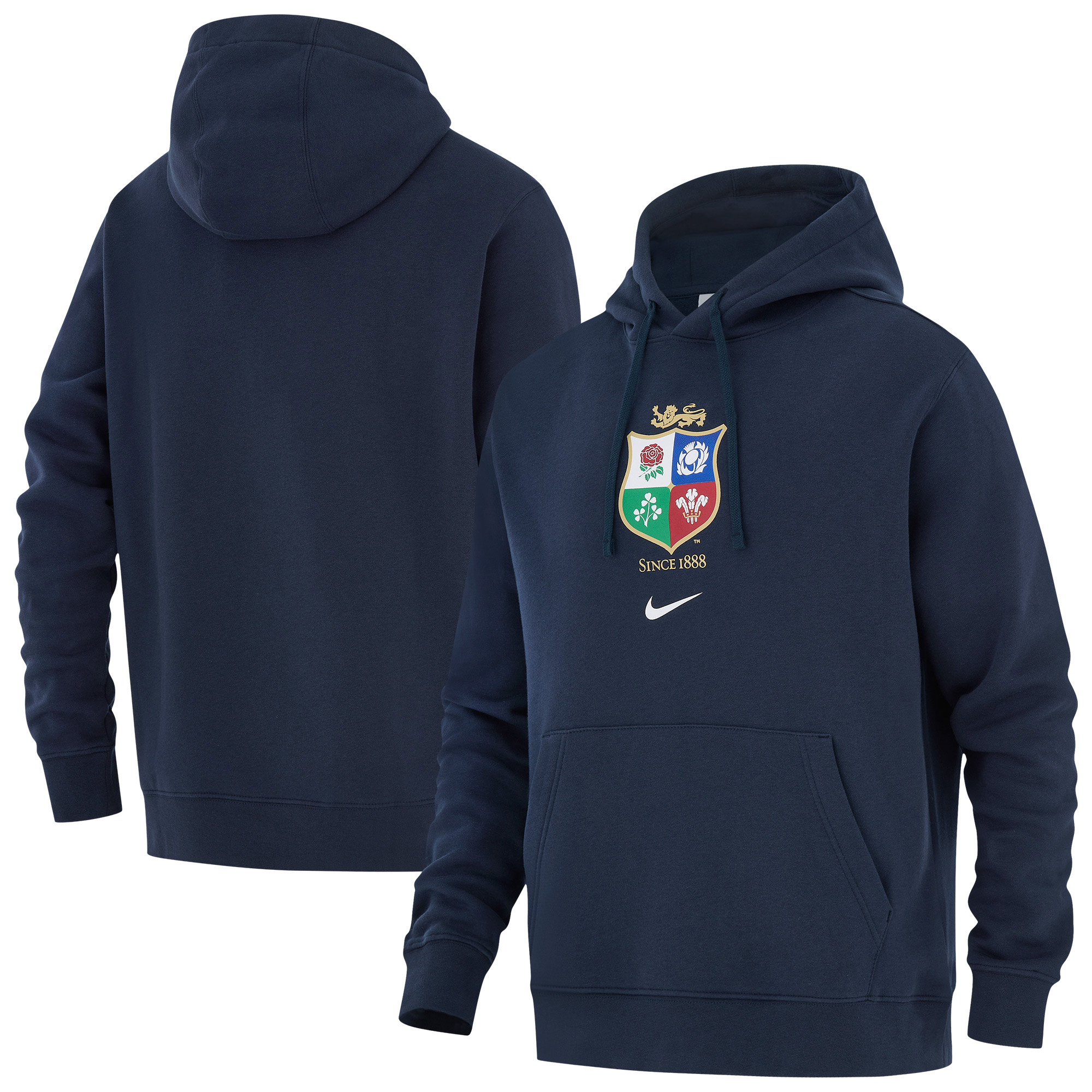 British & Irish Lions Nike Kapuzenpullover – Marineblau Image