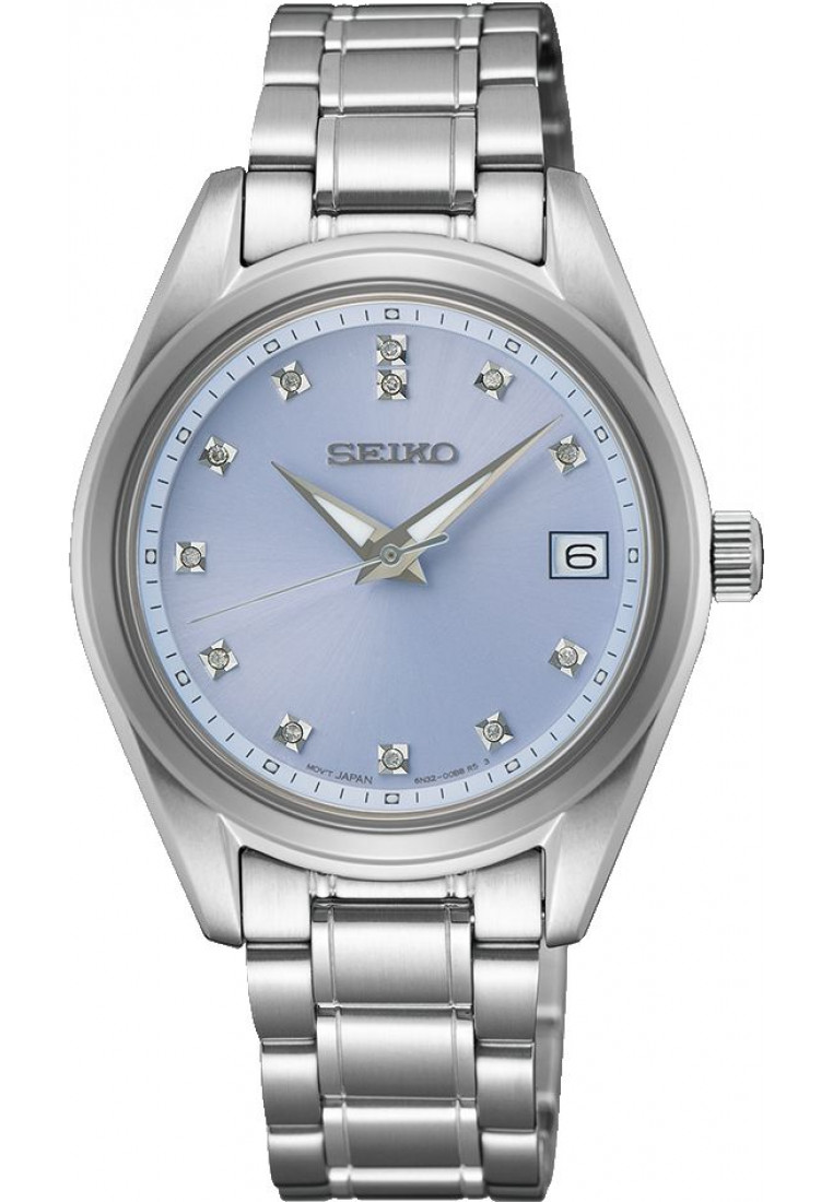 Seiko Womens SUR581P1 Ladies Classic Watch - Silver - One Size | Seiko Sale | Discount Designer Brands