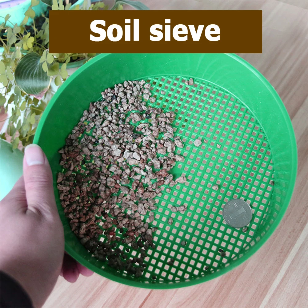 Filtre de sol de jardin, outil de jardin domestique pour sol, maille de pierre, jardinage, tamis de jardin en plastique, outil de tamisage, tamis de sol à mailles fines, 1 à 10 pièces
