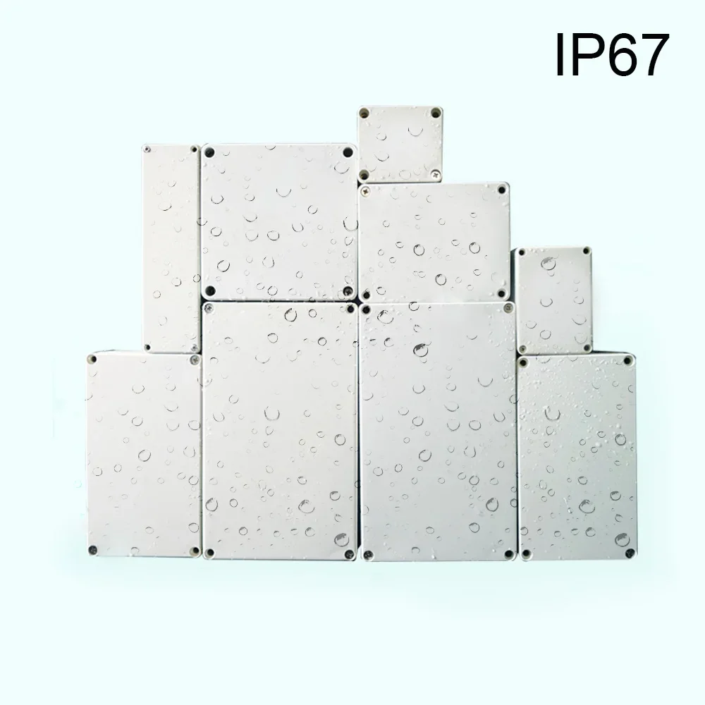 Custodia impermeabile per esterni IP67 Custodia elettronica fai-da-te Scatola di plastica per giunzione cavi per progetti elettronici Cavo elettrico in plastica
