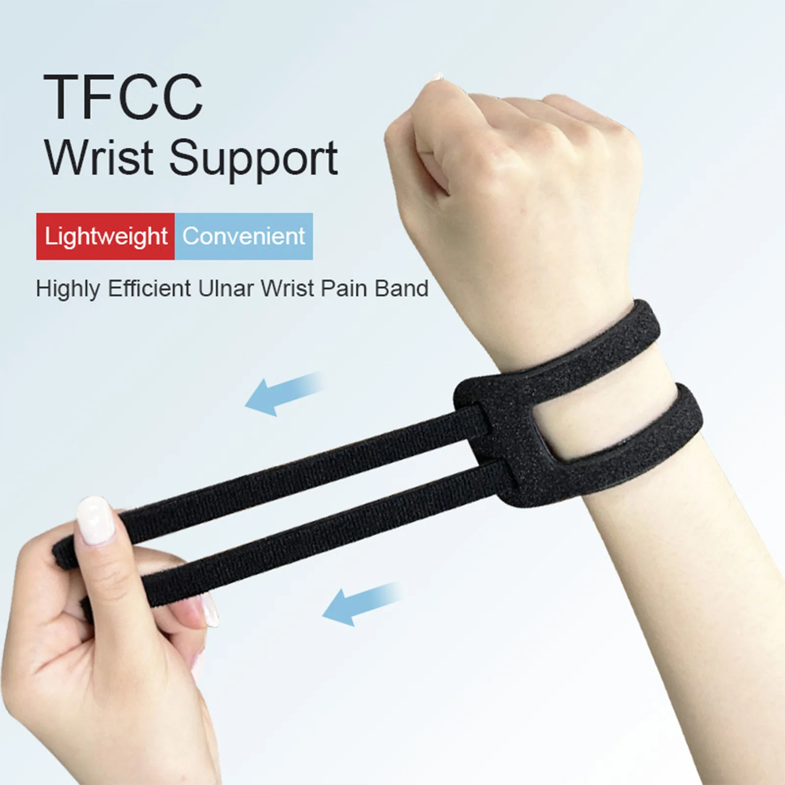 1pcs TFCC Sports Yoga Wrist Brace Gym Breathable Wrist Support For Fitness Workout And Injury Prevention With Adjustable Strap