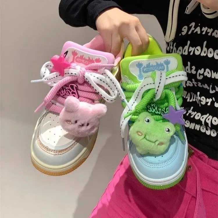 Mode Mandarin Duck Damenschuhe 2025, neue Skateboard-Schuhe, Damen-Nischen-Design, Dopamin, Freizeit, Sport, Damenschuhe für Damen