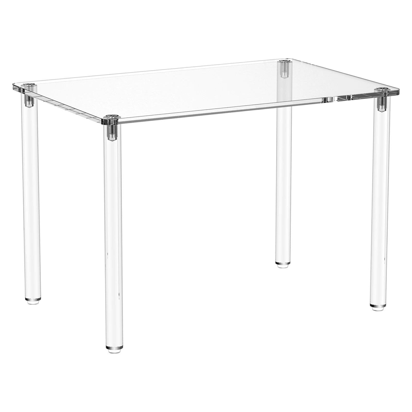 1 Stück Acryl-Display-Riser, transparentes Regal, Topfpflanzen-Ausstellungsständer, 4-beiniger Souvenir-Ausstellungsständer für Sammlerstücke, Figuren und Pflanzen Image