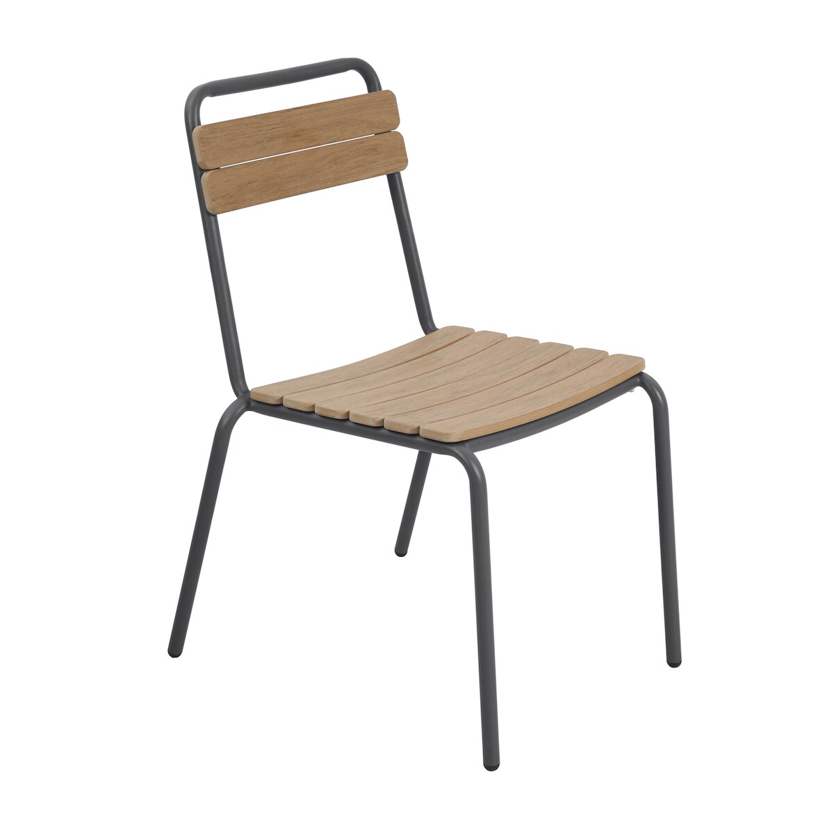 Oviala Business Gartenstuhl aus anthrazitgrauem Metall Image