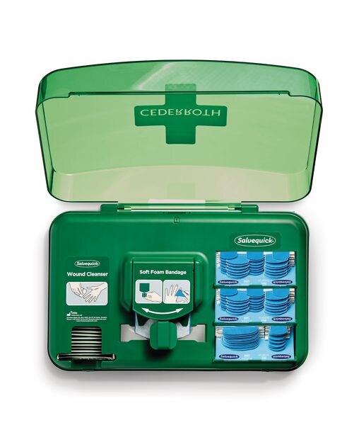 1 `Cederroth` Wound Care Dispenser, Pflasterspender Detectable 20,3 cm x 30,6 cm x 15,5 cm blau Image