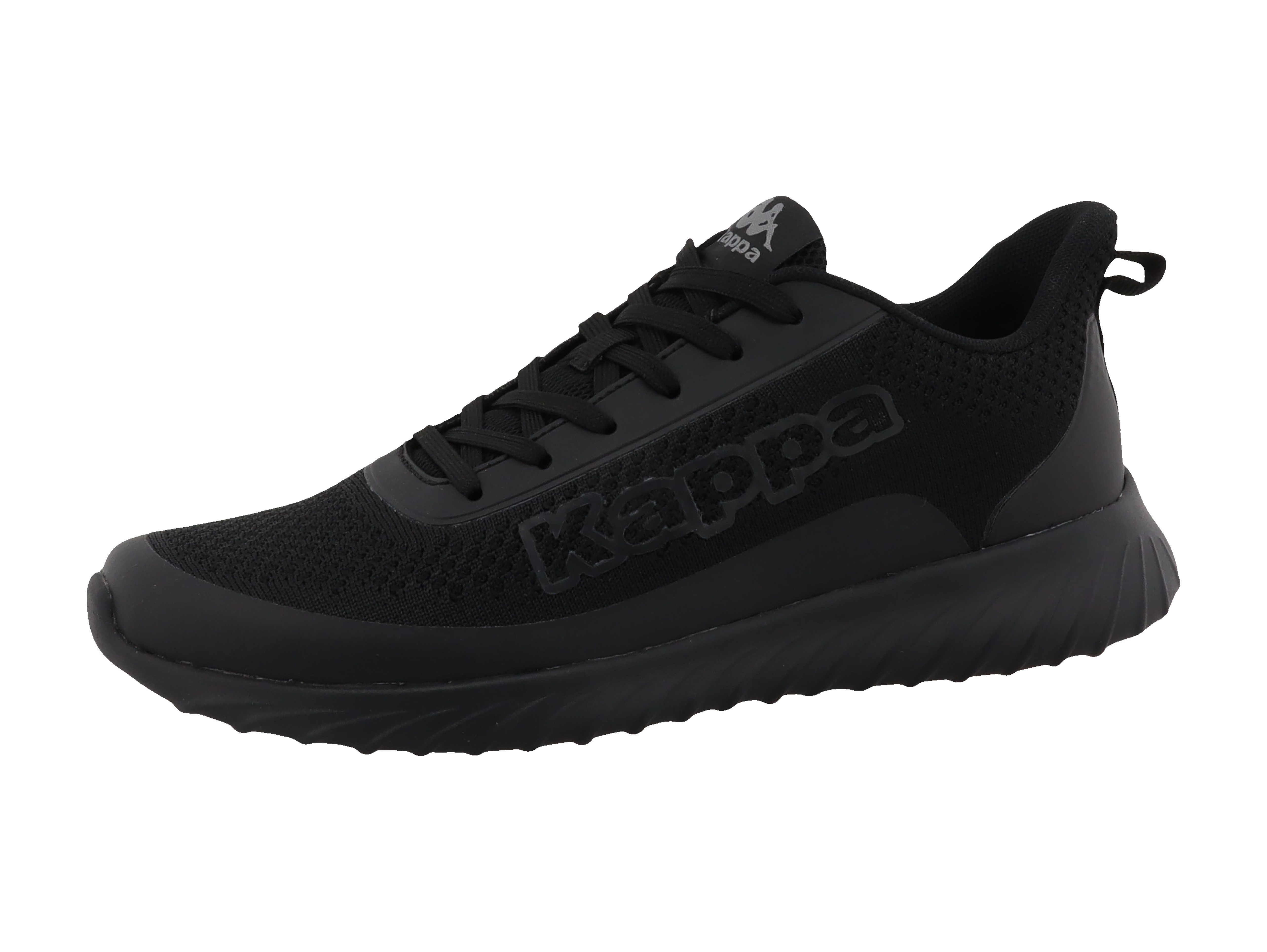 Sneaker KAPPA "JALE", Herren, Gr. 43, schwarz, Synthetik, Schuhe Sneaker