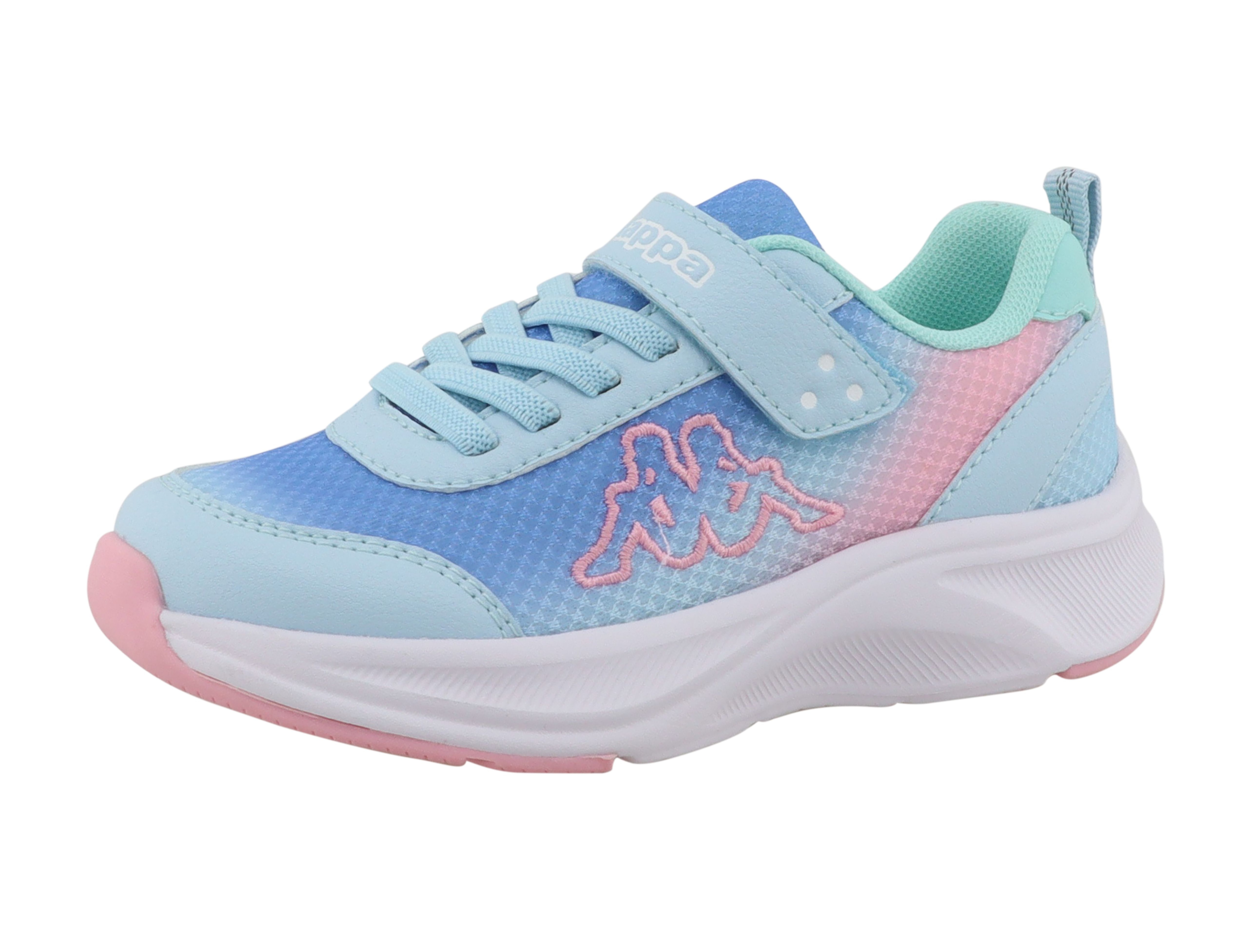 Sneaker KAPPA "UHURA", Damen, Gr. 30, blau, rose, Synthetik, Schuhe Sneaker