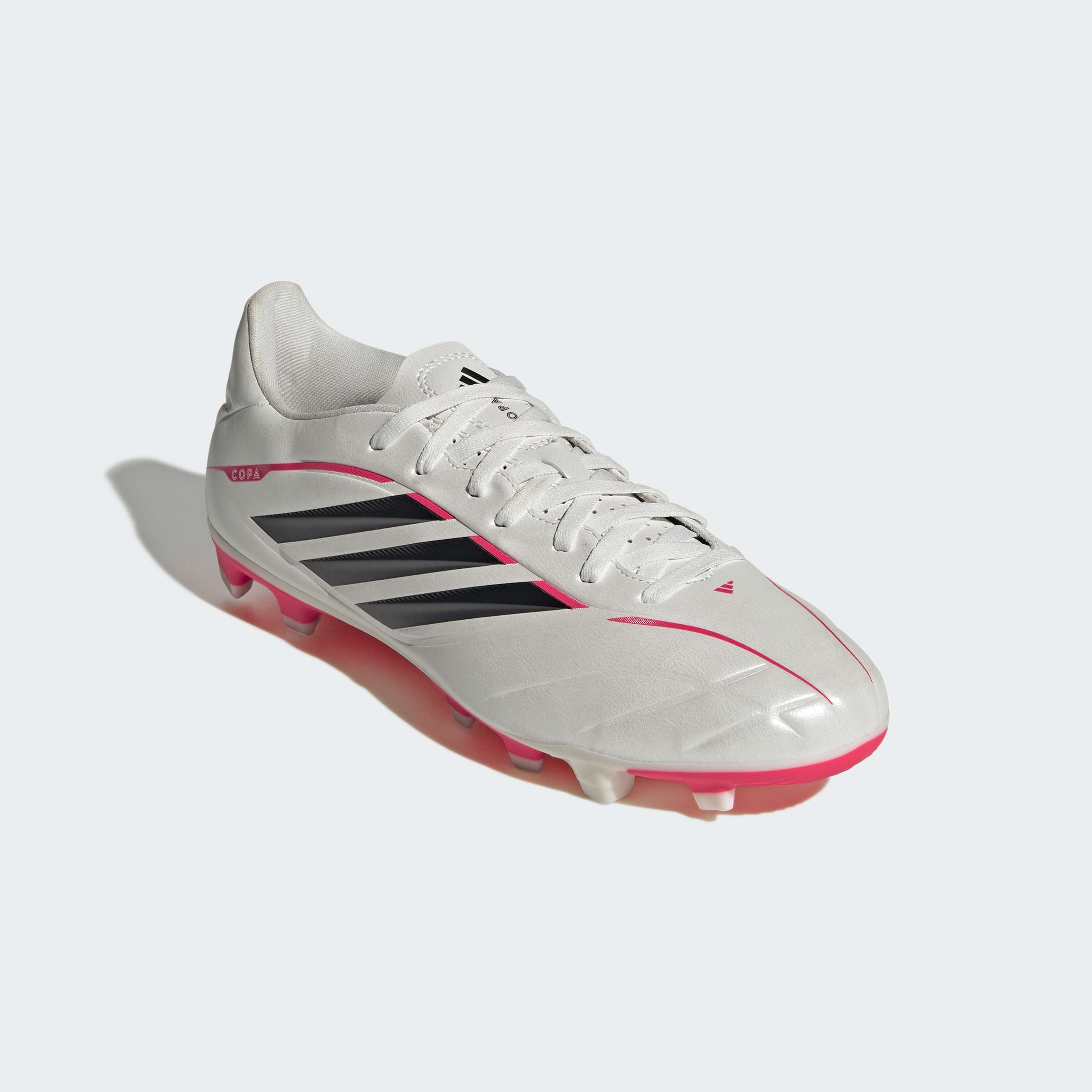 Fußballschuh ADIDAS PERFORMANCE "COPA PURE IV CLUB, FESTE/GEMISCHTE BÖDEN", Gr. 45, zero metallic, core schwarz, lucid rot, Synthetik, Schuhe Fußballschuh, für viele verschiedene Böden geeignet
