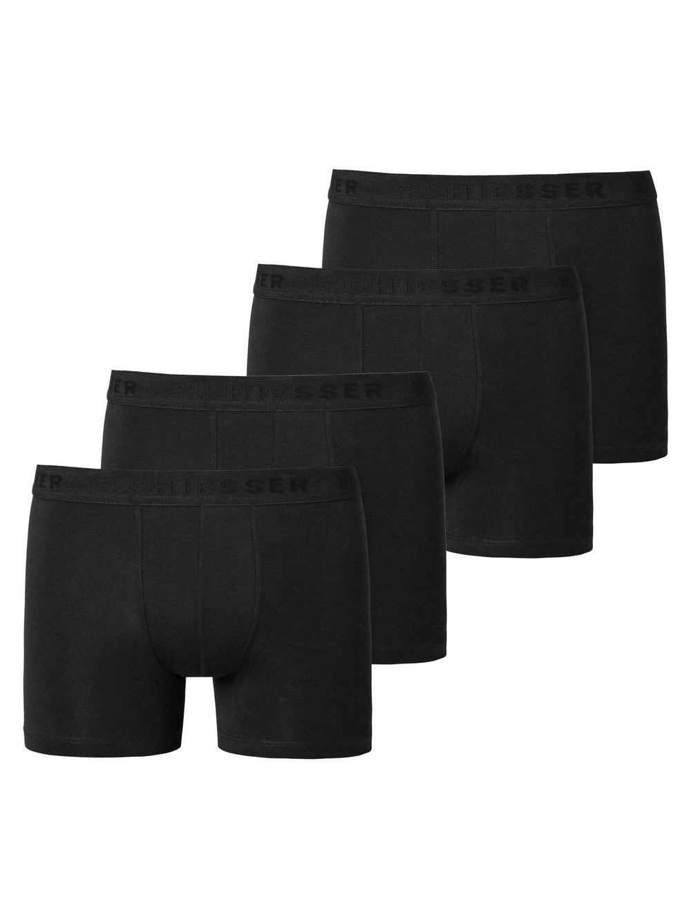 Schiesser Boxershort 4er Pack Jungen schwarz, L Image