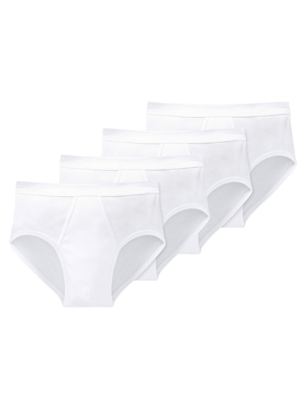 Schiesser Slip 4er Pack Herren weiß, M Image
