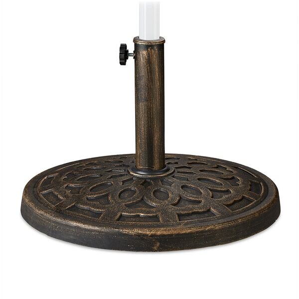 relaxdays Sonnenschirmständer in Gusseisenoptik Image