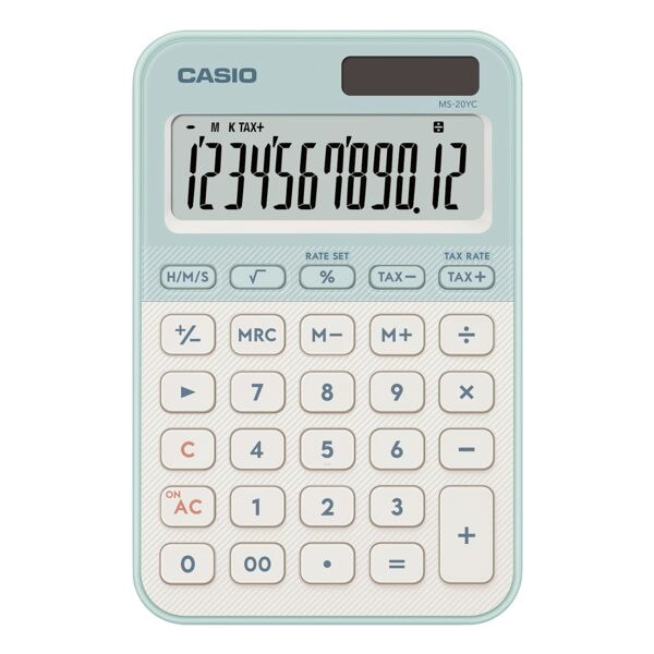 CASIO Tischrechner »MS-20YC« Hellgrün, 10.1x1.8 cm Image