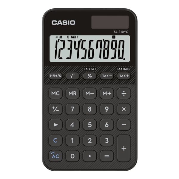 CASIO Taschenrechner »SL-310YC« Schwarz Image