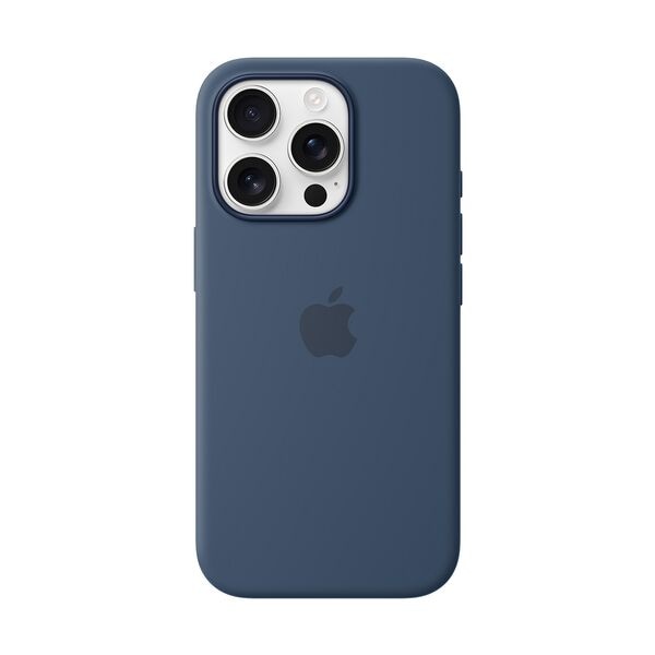 Apple Handy-Cover »Silikon Case« iPhone 16 Pro denim 40 Image